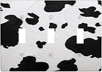 Vista 28 de Placa de interruptor de luz con estampado de leopardo de 1 banda, placa de pared basculante individual, placa decorativa eléctrica GFCI