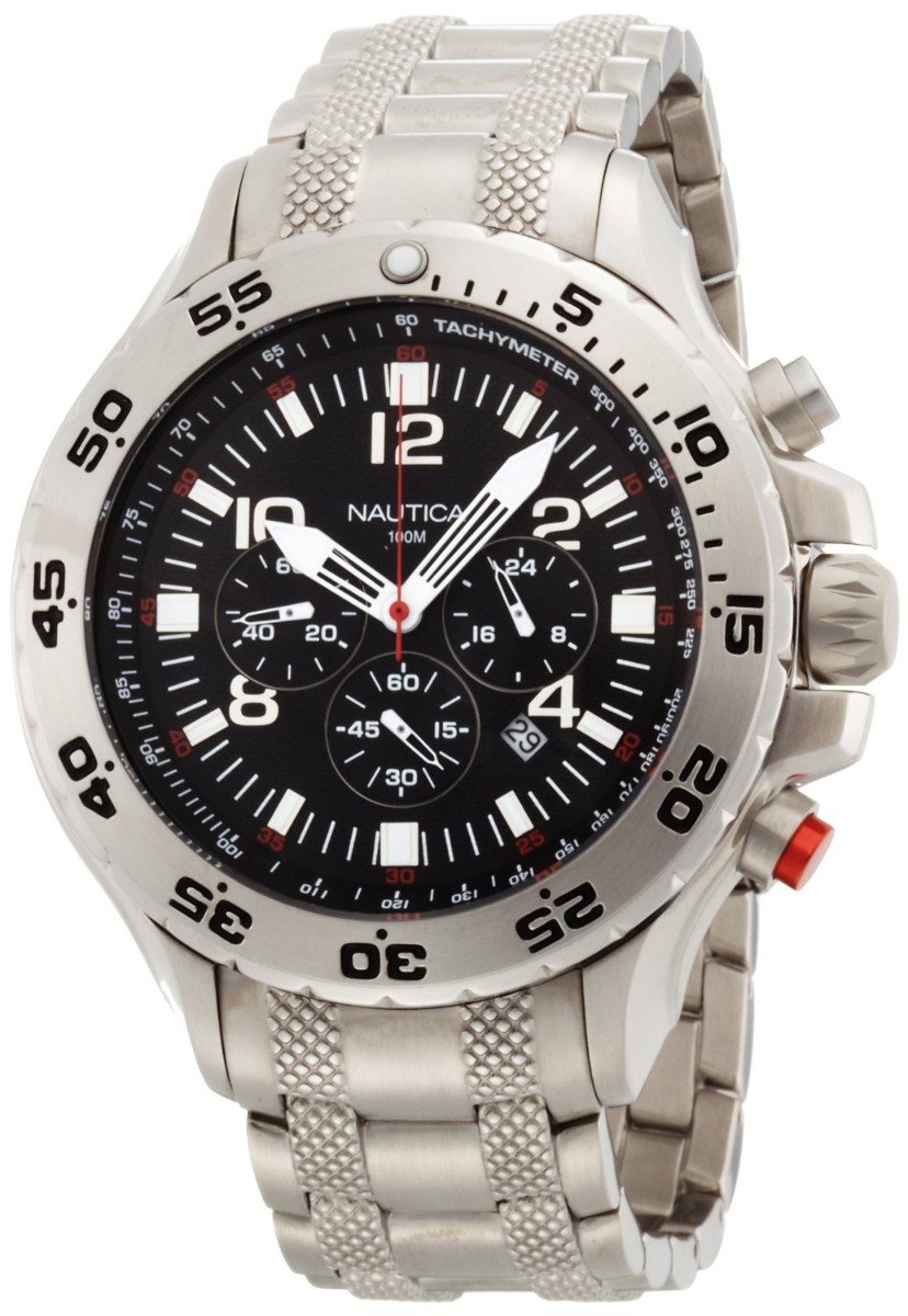 Nautica Mens 19508G NST Stainless Steel Watch (B000PSN0J0) Amazon Price History, Amazon Price Tracker