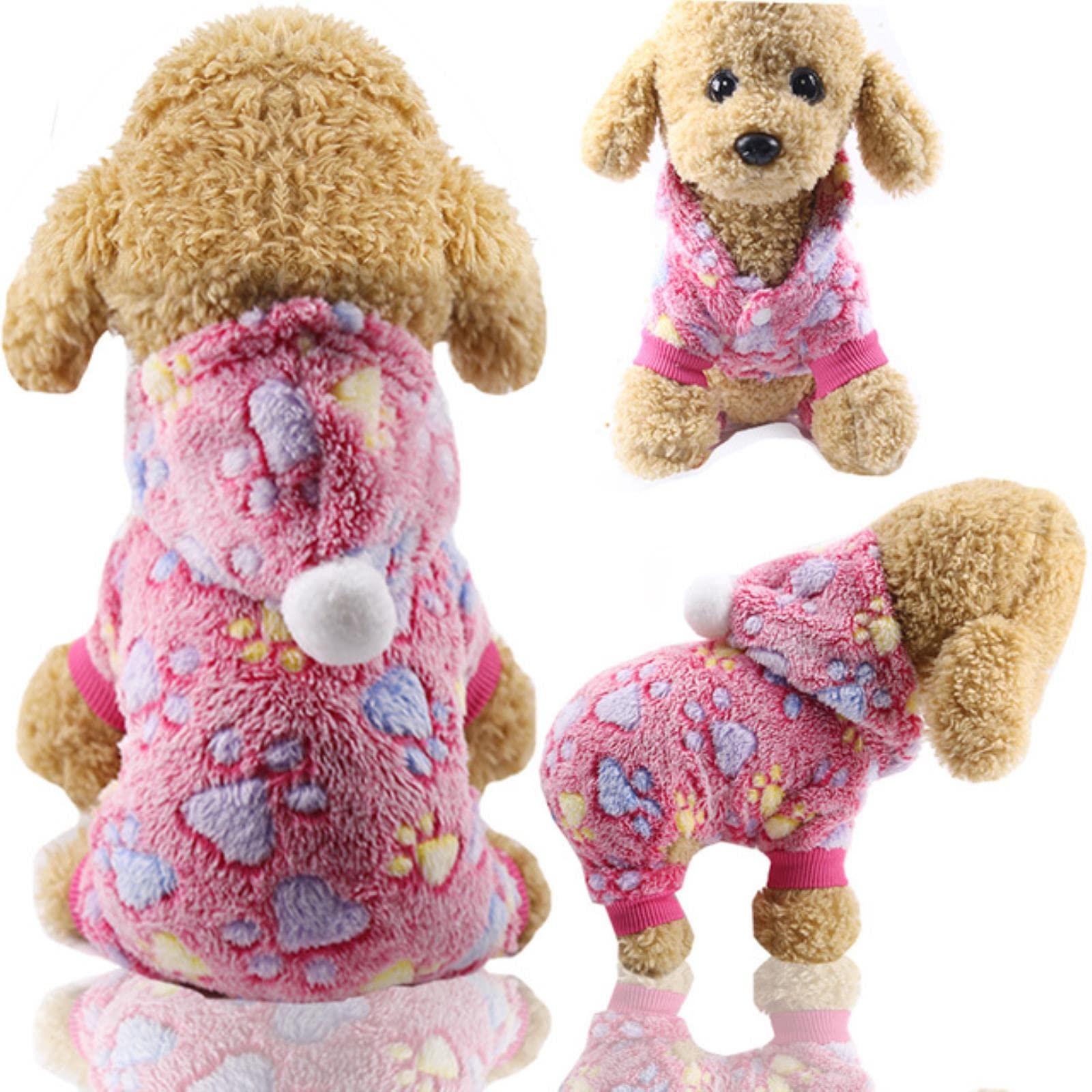 Vêtements pour chien d'hiver à quatre pattes chaudes XL