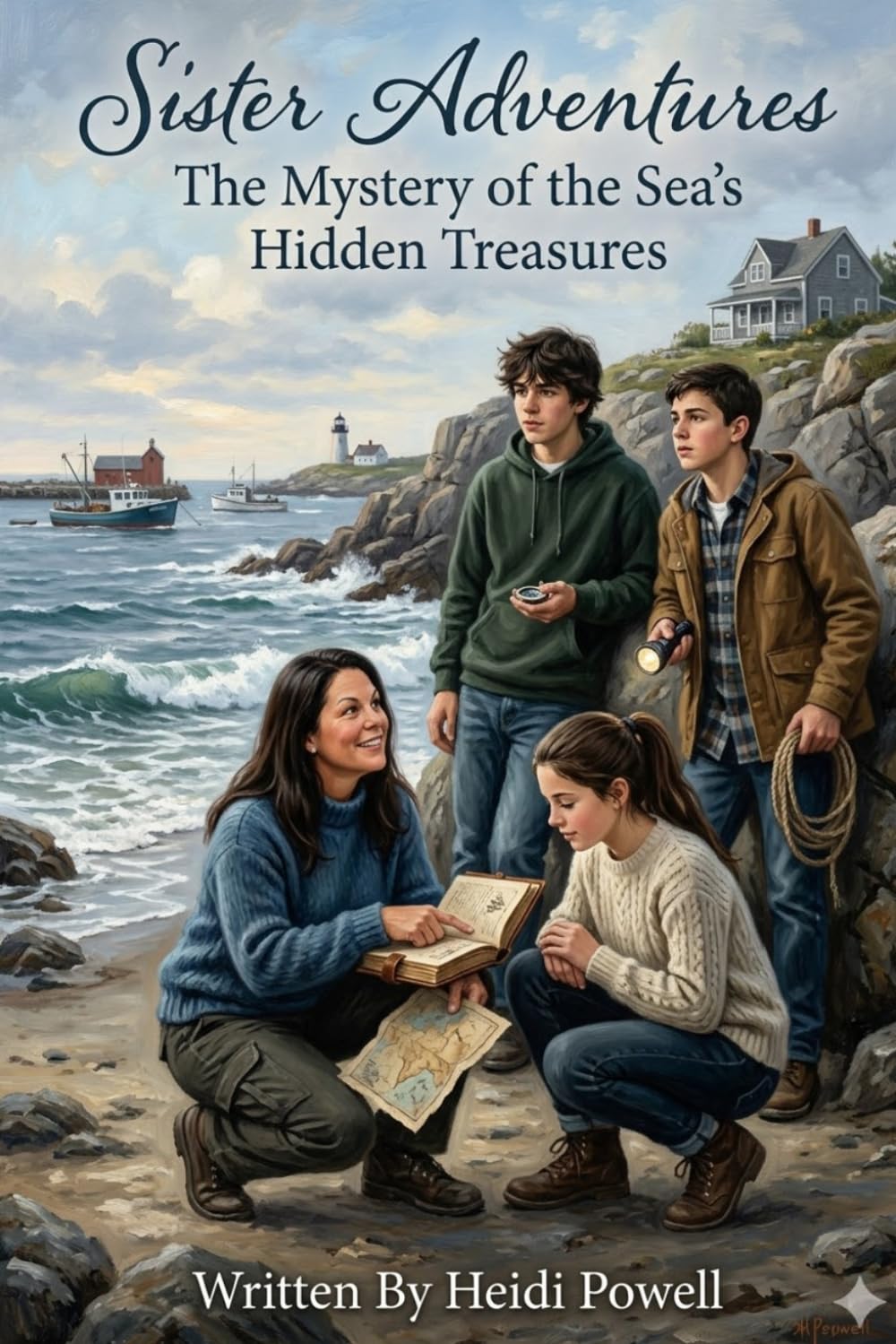 Sister Adventures: The Mystery of the Sea's Hidden Treasures: "Whispers of the Waves: A Tale of Treasure and Togetherness"