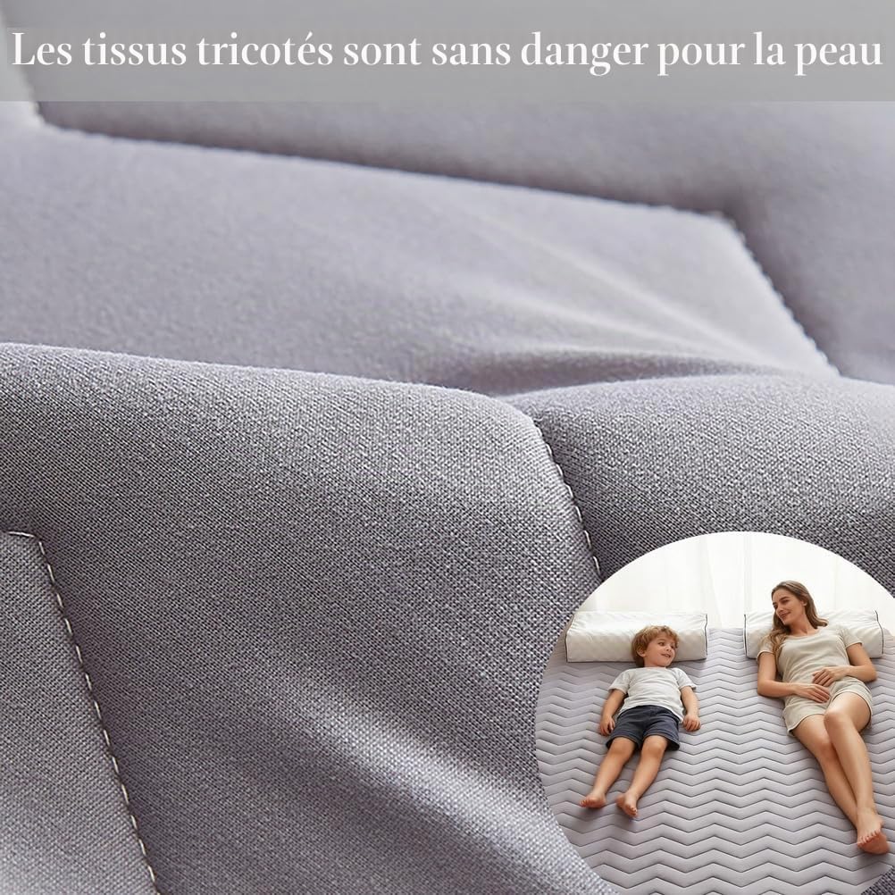 Générique Matelas Futon Pliable de 5 Cm D'Épaisseur, Matelas D'appoint de Sol Enroulable PortableTatami pour Lit Simple Double Dortoir Chambre Appartement en Location,Bleu,120x190cm