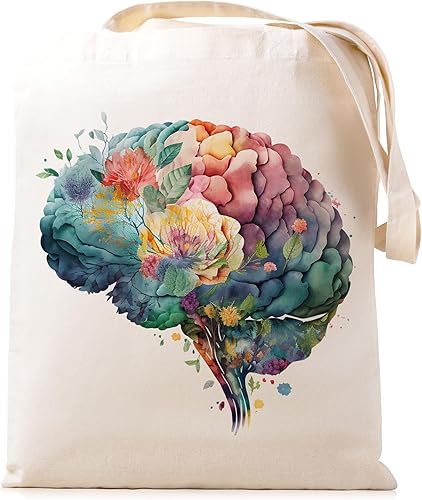 Totetix Bolsa de lona estética, bolsa de compras, bolsa de comestibles reutilizable, bolsa de bibliotecario, bolsa de hombro de moda, bolsa de mano