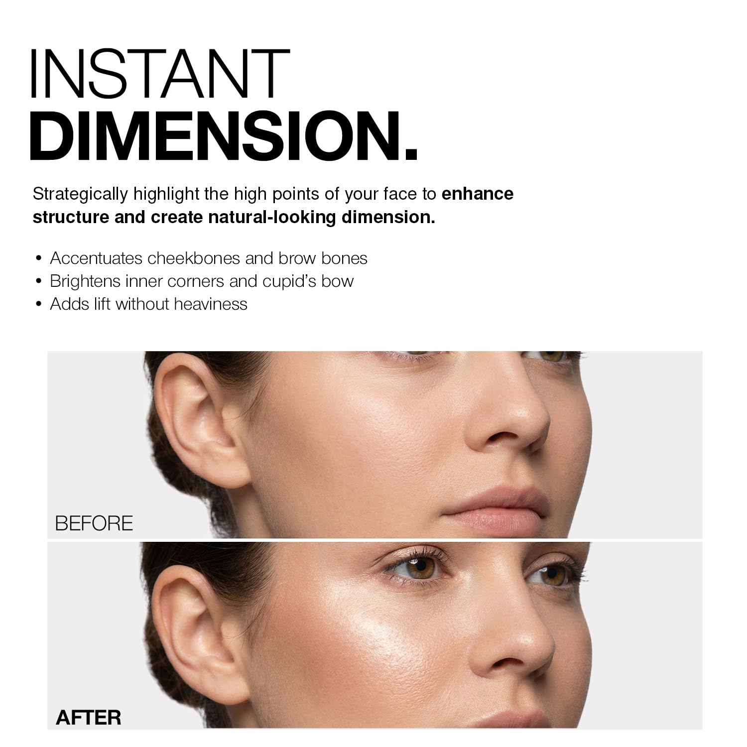 Palladio I'm Glowing Illuminating Highlighting Palette, Glow Bronzer Puder Make-up-Set, hochpigmentiert, schimmernde Farben