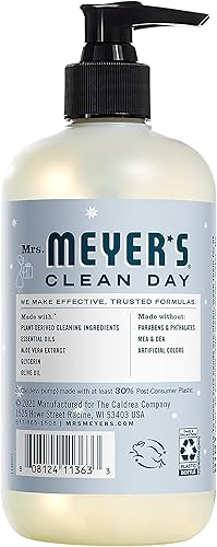 Miniatura 124 de Mrs. MEYER'S Variedad de jabón líquido para manos, 1 repuesto de bayas de ciruela, 1 jabón de manos de ciruela y bayas, 2