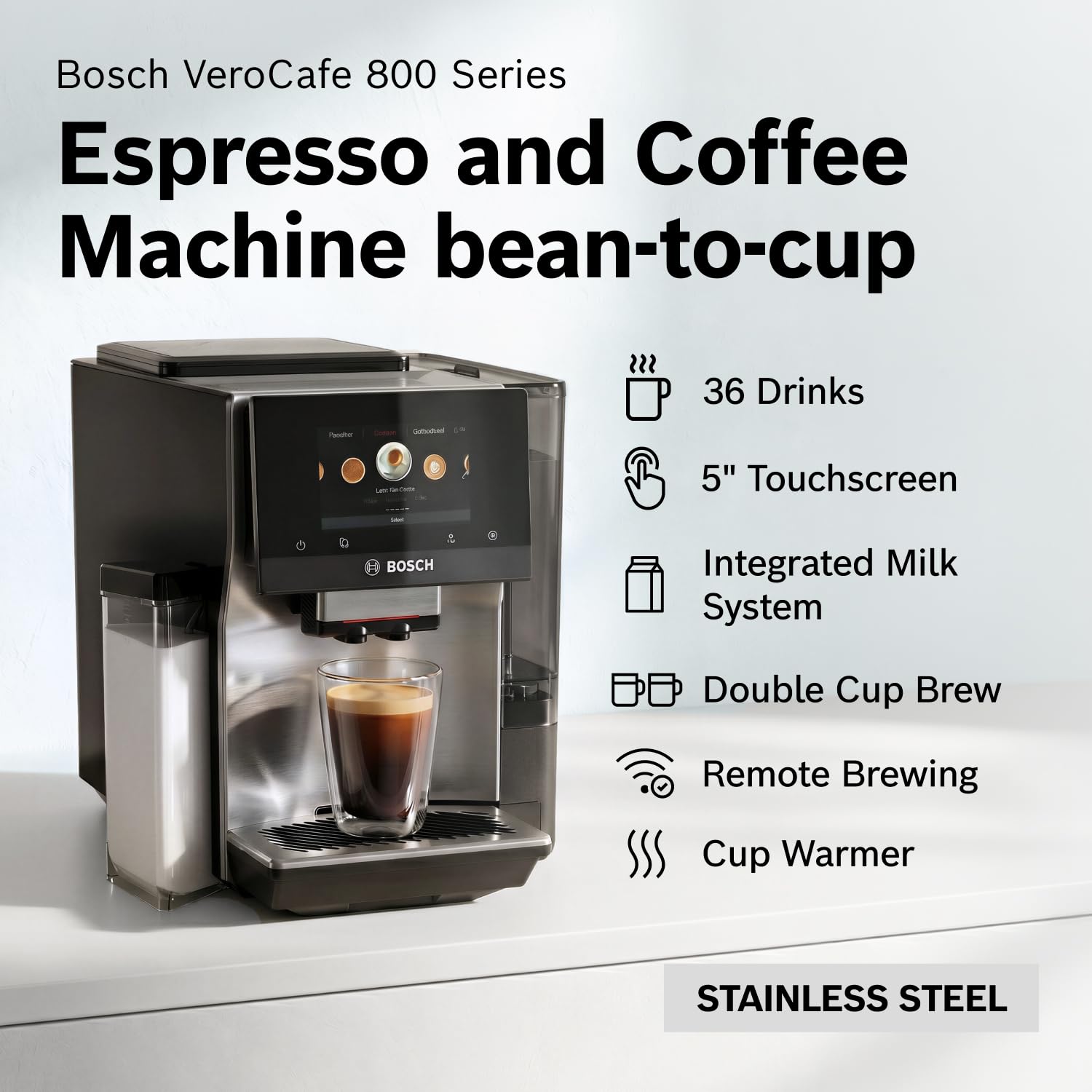 Bosch Espresso Machine - Fully Automated & Milk System -2