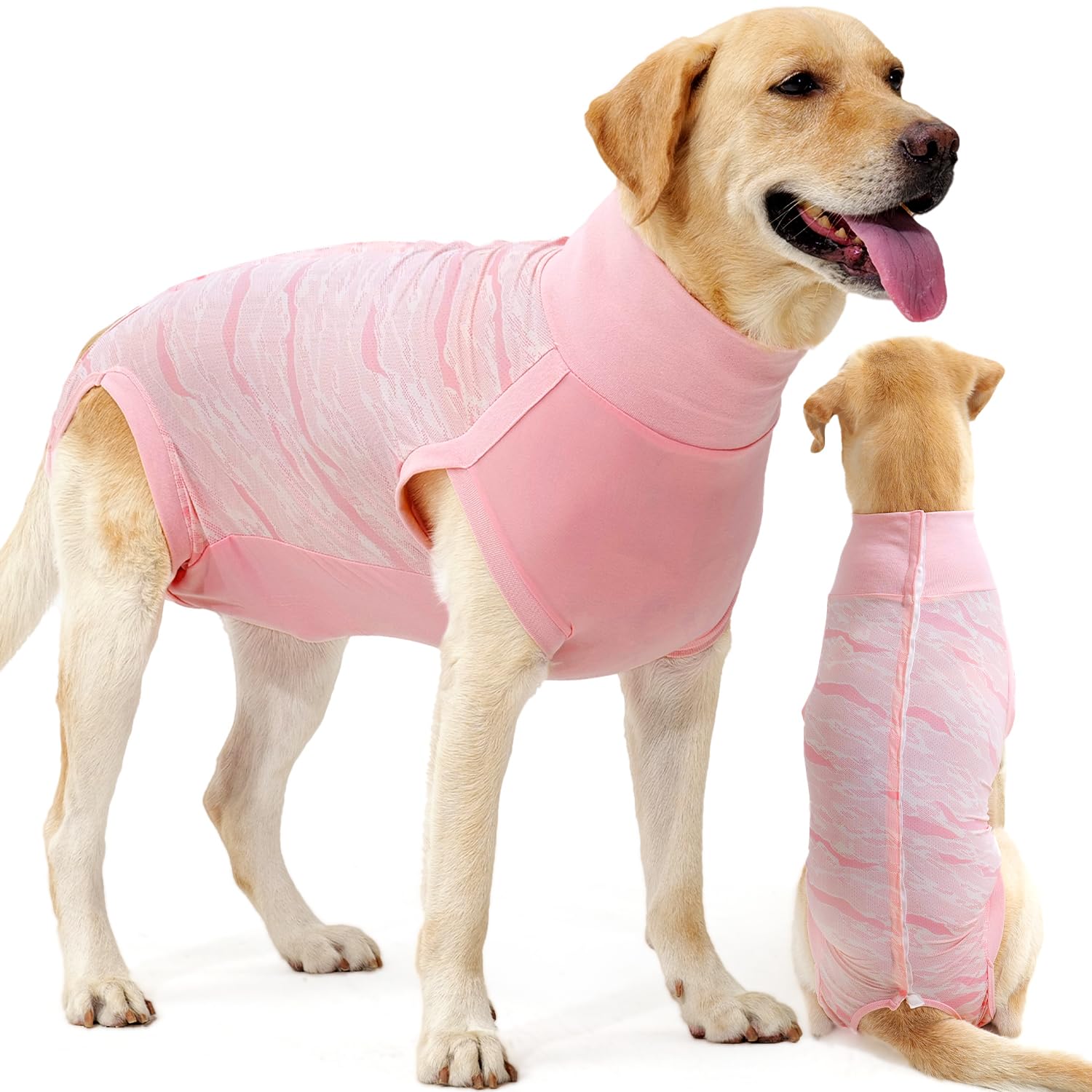 Dotoner Traje de recuperación de cirugía para Perros,Chaleco de recuperación para Perros y Gatos, Ropa quirúrgica médica para Cachorros,Alternativa de Cuello Electrónico y Cono