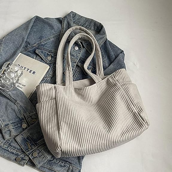 Borsa A Tracolla Donna Wdbild - Tela Fragola Grande Capacità Stile Casual - Foto 5