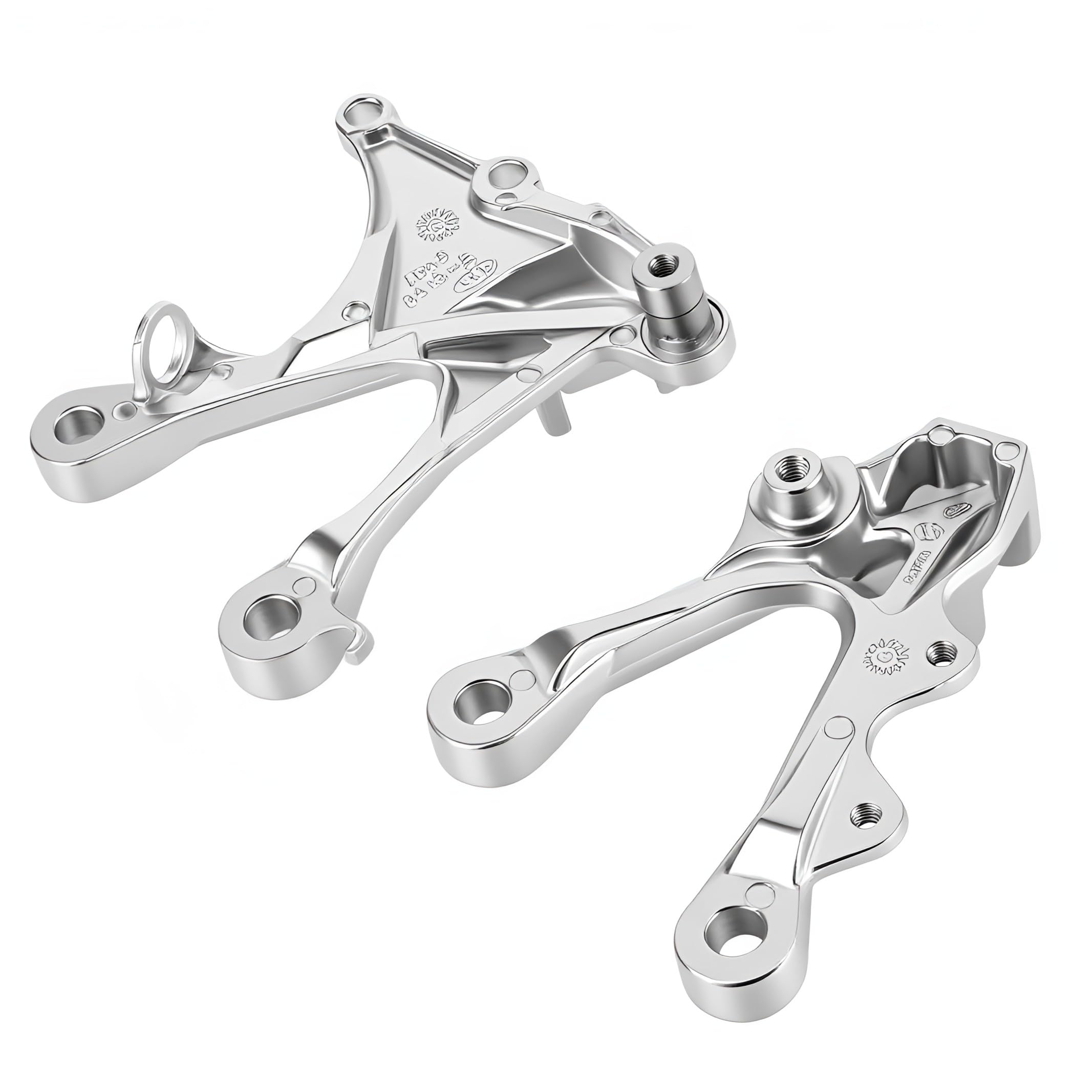 Front Rider Foot Pegs Bracket For Kawasaki Zx6R 2005 2006 2007