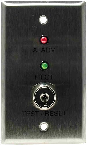 Miniatura 3 de Productos de aire y controles MS-KAPR Detector de humo de conducto Alarma remota, piloto LED y luces de alarma con control de llaverestablecimiento