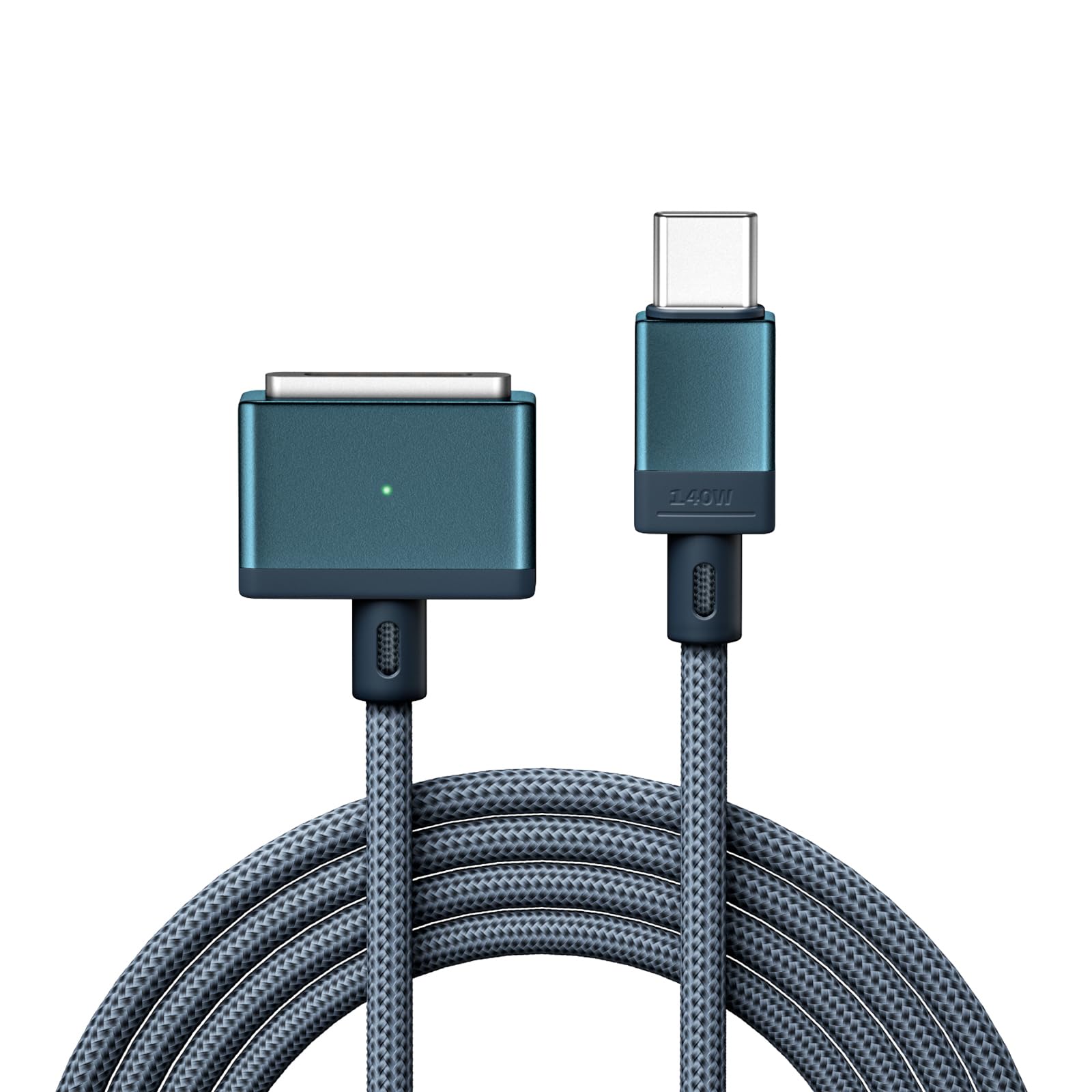 PonJel 140W USB-C to Magnetic 3 Charging Cable for MacBook Air (15-inch, M2, 2023), Air (13-inch, M2, 2022), Pro (14-inch, 2023), Pro (14-inch, 2021),