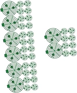 Yardwe 40 Peças Suporte De Morango Verde Molduras De Plástico Plantas Vegetais Suportes De Tomate Suporte De Plantas Em Vasos Suporte De Morango Suportes Molduras Para Plantas Suporte De