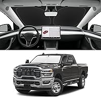 Vista 200 de Parasol de parabrisas de ajuste personalizado para Nissan Titan 2017-2024, bloquea los rayos UV y el calor, parasol de ventana delantera, fácil