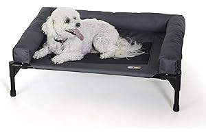 K&H Pet Products Bolster Dog Cot Elevated Medium Dog Bed