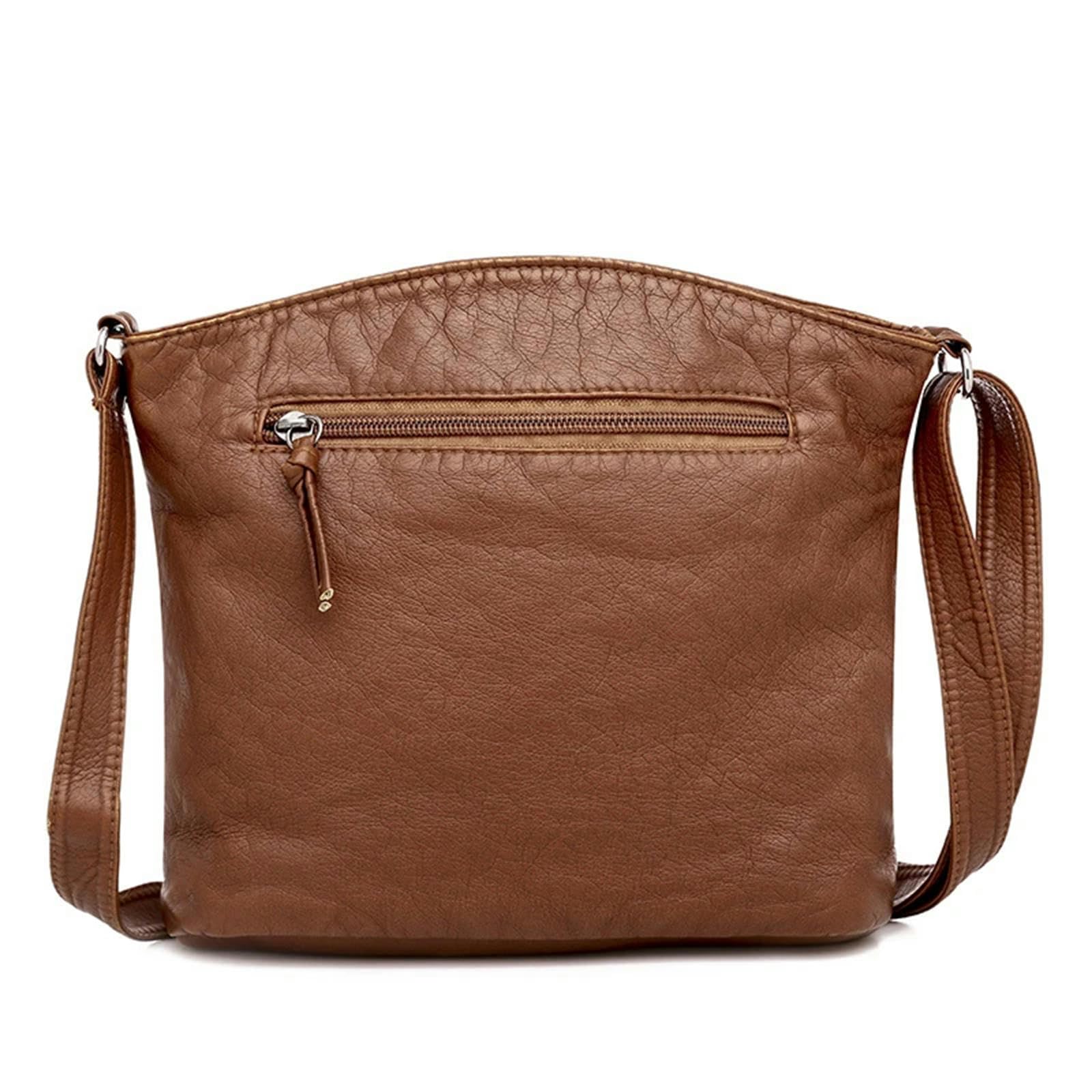torby crossbody dla kobiet miękka skóra PU torba na ramię damska zamek błyskawiczny torebka listonoszka torba wiadro