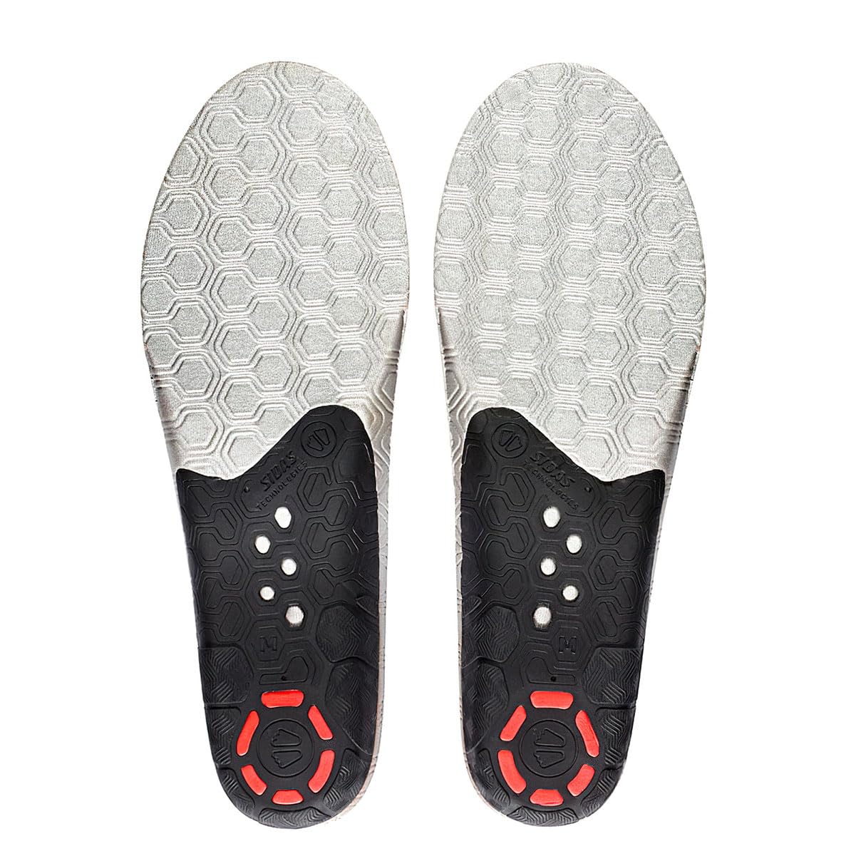 Plantillas aislantes para invierno, rendimiento 3D de invierno, estabilidad del pie para actividades de invierno, comodidad duradera y absorción de impactos (XL (44-45))