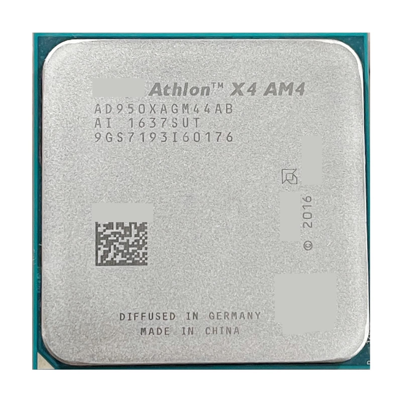 Processeur Athlon X4 950 CPU Socket AM4 Quad-Core 3.5GHz Yd950xagm44ab Composant PC