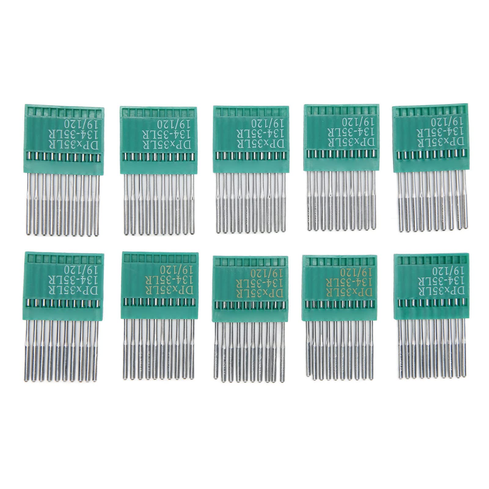 LEEZAD 100 Aghi Macchina Cucire Misura 120/19, Aghi Ricamo Acciaio Resistente per Macchina Cucire Domestica