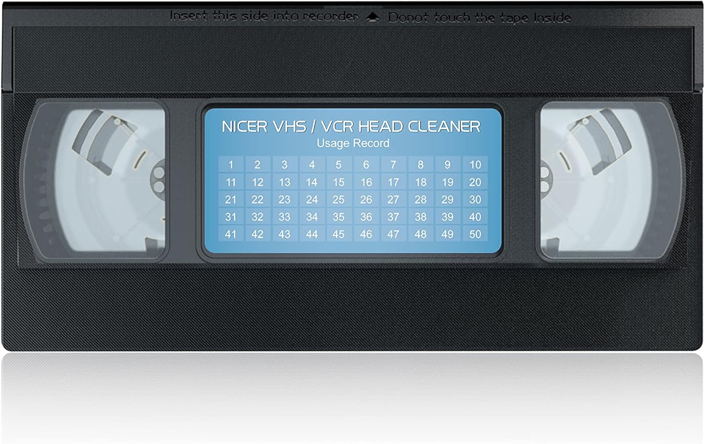 Nicer VCR Head Cleaner for VCR VHS Players, VHS Video Head