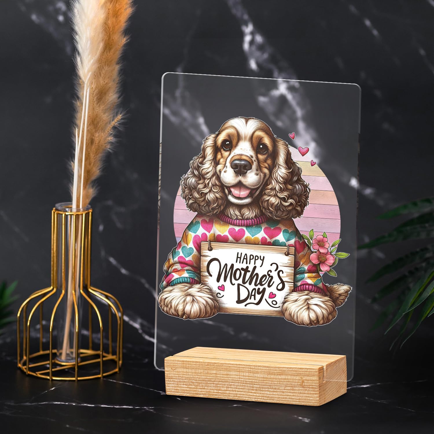 Amazon.com: Ninety3POD Happy Mother's Day Best Cocker Spaniel Mom