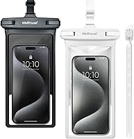 Vista 14 de Funda universal impermeable para teléfono con cordón para teléfono celular IP8X buceo al aire libre playa flotante bajo el agua hasta 7.0 pulgadas