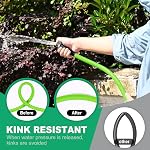Heavy Duty Garden Hose 5/8 Inch x 200ft - Kink Resistant Lightweight Hybrid Hose, Leak Proof Rustproof Water Hose for Outdoor Watering