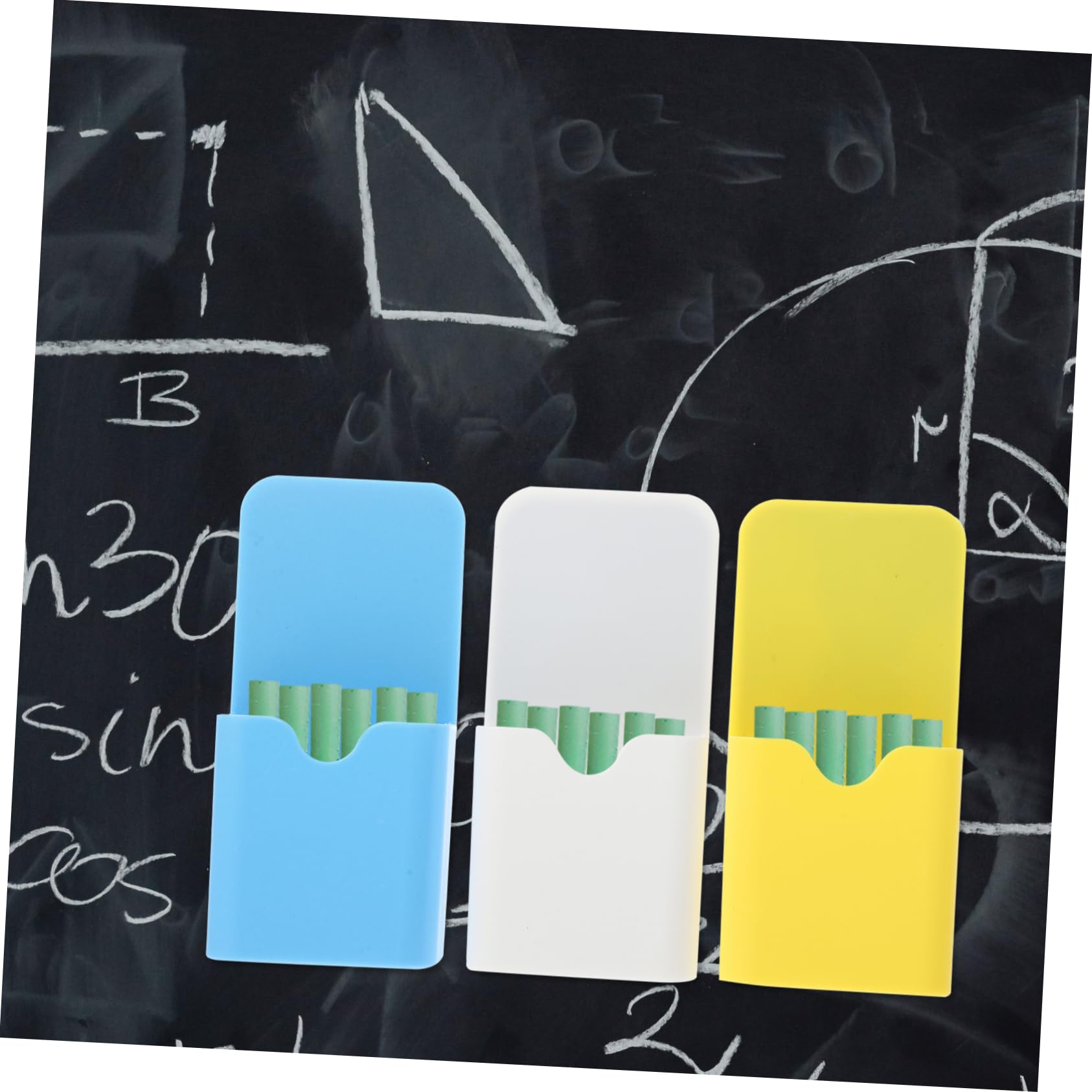 DOITOOL 4 Set Portapenne Magnetico Organizer Per Cancelleria Con Design E Adesivo Per Lavagna Include E Bianco Per Ufficio E Casa 3 Pezzi * 4