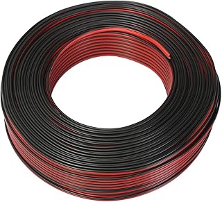 سلك سماعة 1مم 80متر اسود واحمر