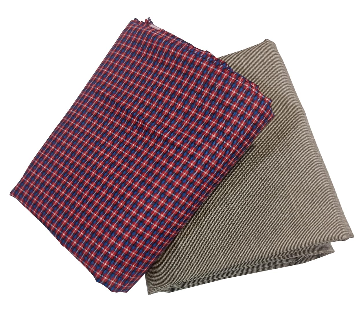 siyaram's Men's Checked Shirt and Trouser Unstitched Fabric Set -Gift Pack (Multicolour_Free Size) 30001-picture-9