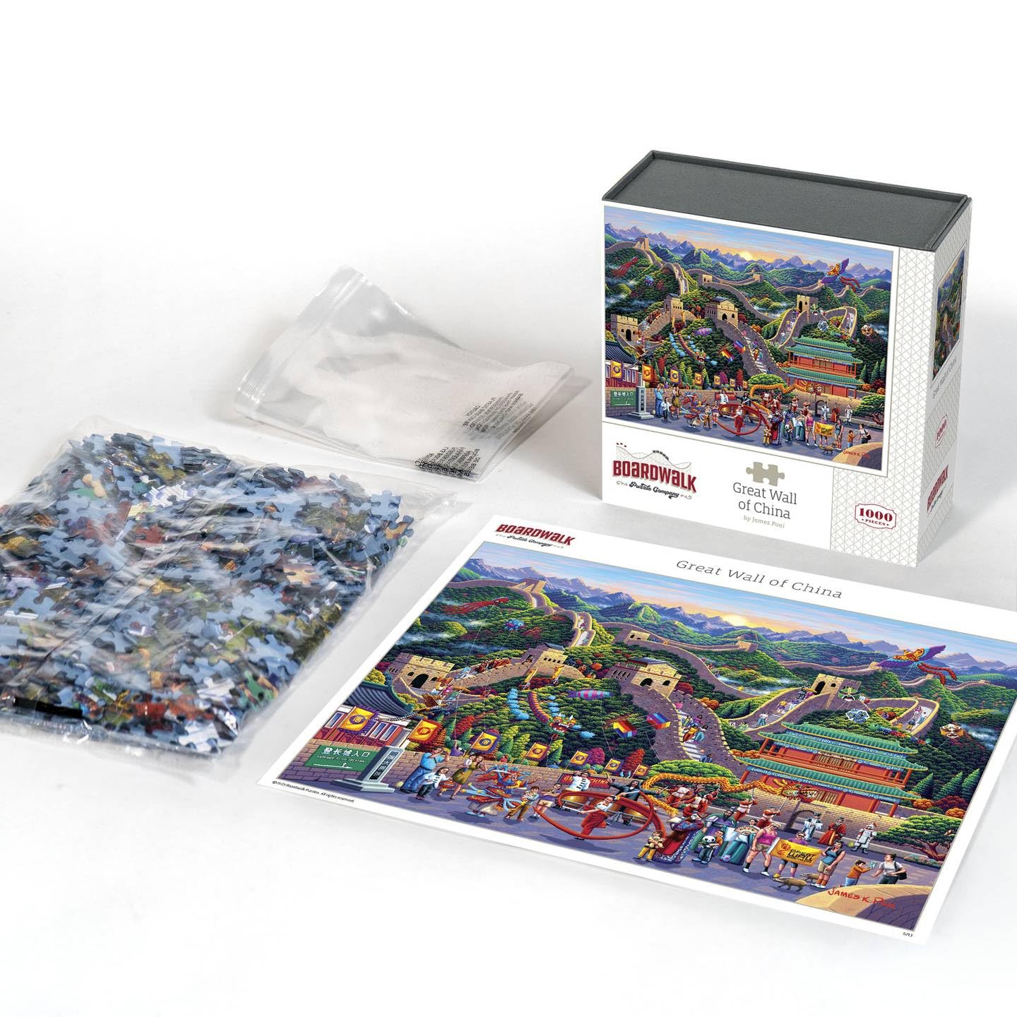 Amazon.com: Boardwalk Great Wall of China 1000 Piece Jigsaw Puzzle