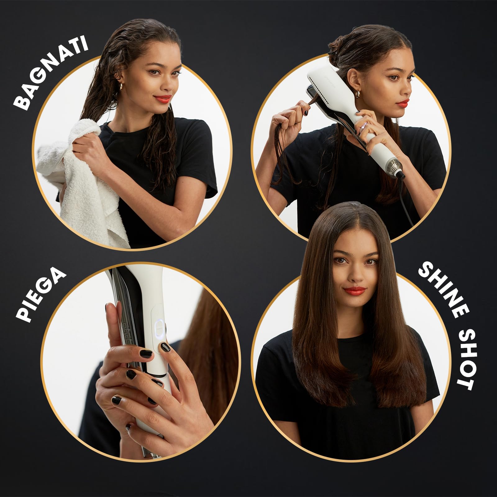 ghd Duet Style 2-in-1 Styler ad Aria Calda – Da Bagnato a Styling Senza Danni da Calore, Capelli Senza Crespo e Più Lucenti – Per Tutti i Tipi di Capelli