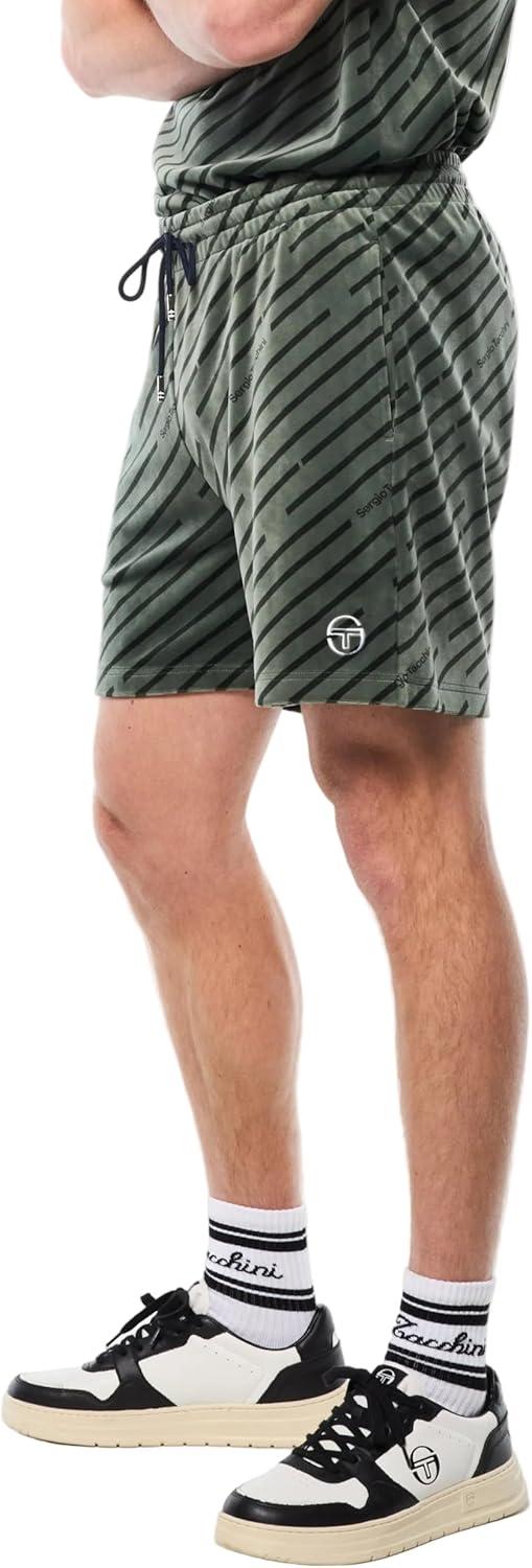 Sergio Tacchini Obliquo Velour Short