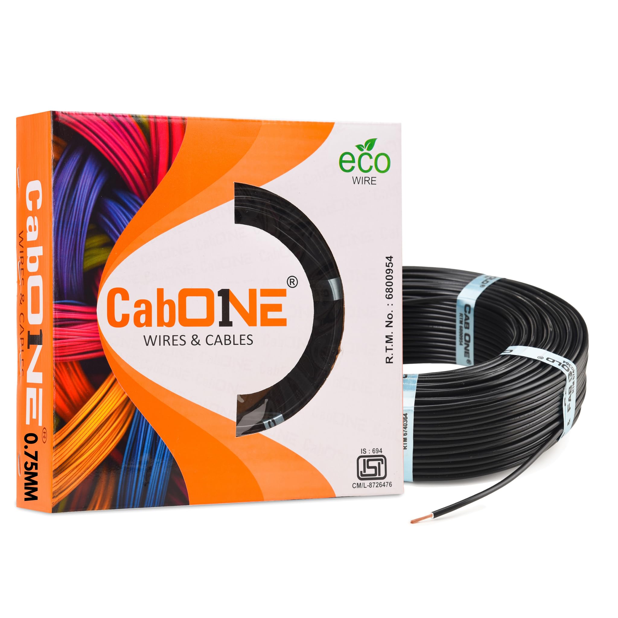 CabONE Lite 1.0 Sq mm Electrical Wire - 90m Blue Single Core CCA Copper Wire | Fire Retardant PVC Insulation for Domestic Wiring Red — Amazon image 21