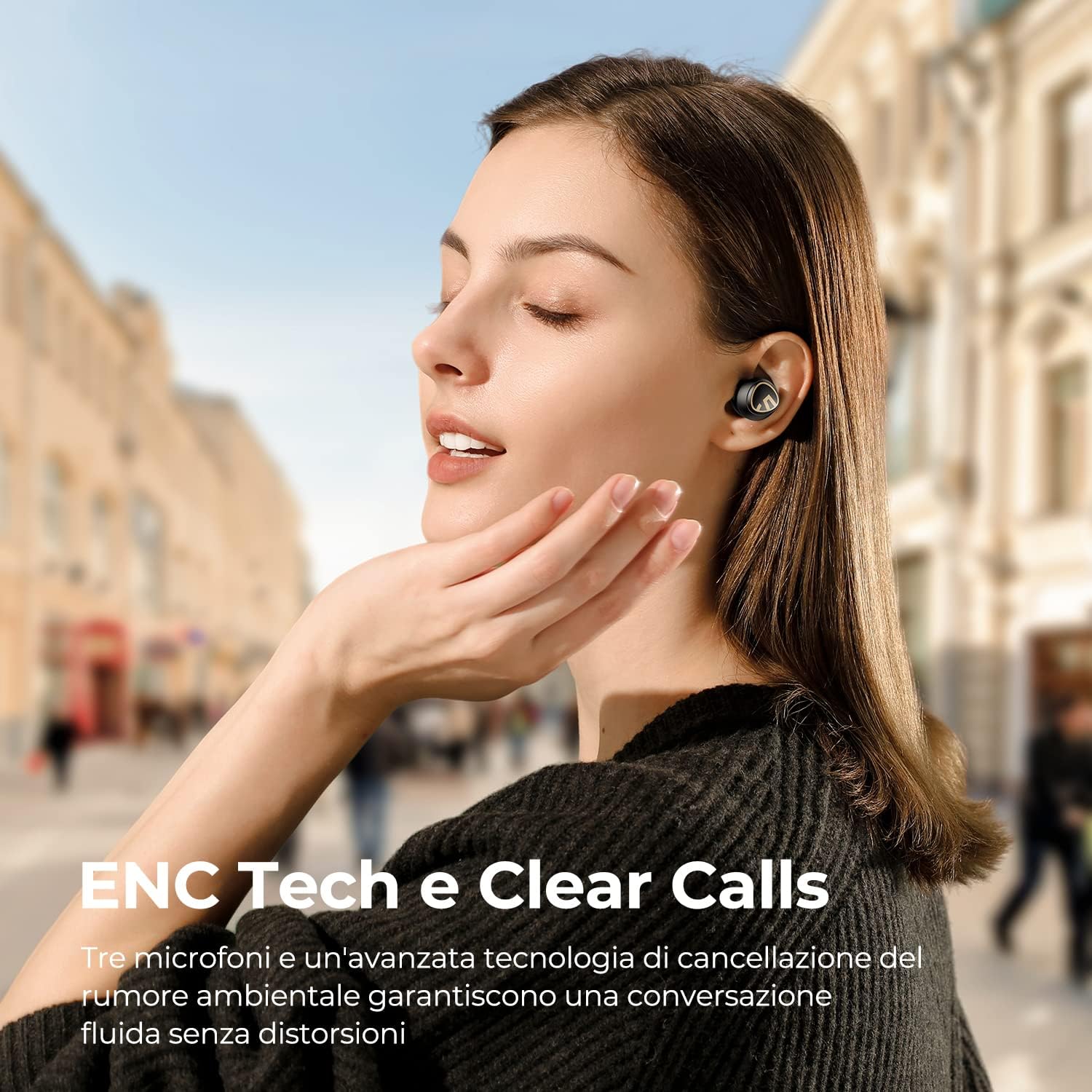 SoundPEATS Mini Pro HS Auricolari Wireless con Audio ad Hi-Res e Codec LDAC, Auricolari Bluetooth 5.2 Cancellazione Attiva del Rumore, 6 Microfoni ed ENC per Chiamate Chiare, 28 ore di Riproduzione SoundPEATS Mini Pro HS Auricolari Wireless con Audio ad Hi-Res e Codec LDAC, Auricolari Bluetooth 5.2 Cancellazione Attiva del Rumore, 6 Microfoni ed ENC per Chiamate Chiare, 28 ore di Riproduzione