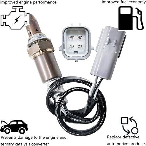 Miniatura 4 de Ywim Sensor de oxígeno de combustible de aire, sensor de O2 aguas arriba compatible con Nissan 2007 Altima Frontier Pathfinder Titan Xterra Armada,