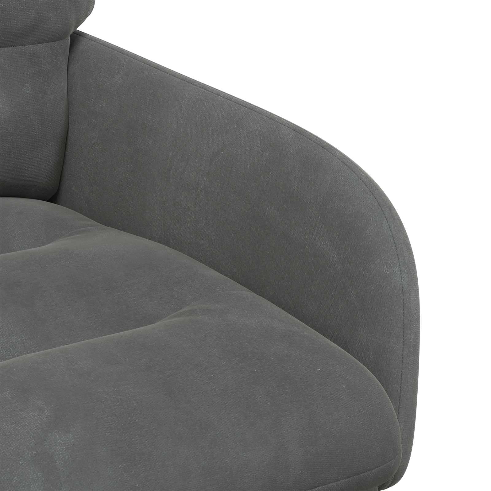 Krzesła do jadalni, zestaw 2 sztuk, aksamitne, ciemnoszare, 59 x 59,5 x 90 cm, z podłokietnikami, ergonomicznie wyściełane, nowoczesne wzornictwo, stabilny metalowy stelaż, wygodne siedzisko