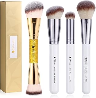 DUcare Juego de brochas doradas para base, co...