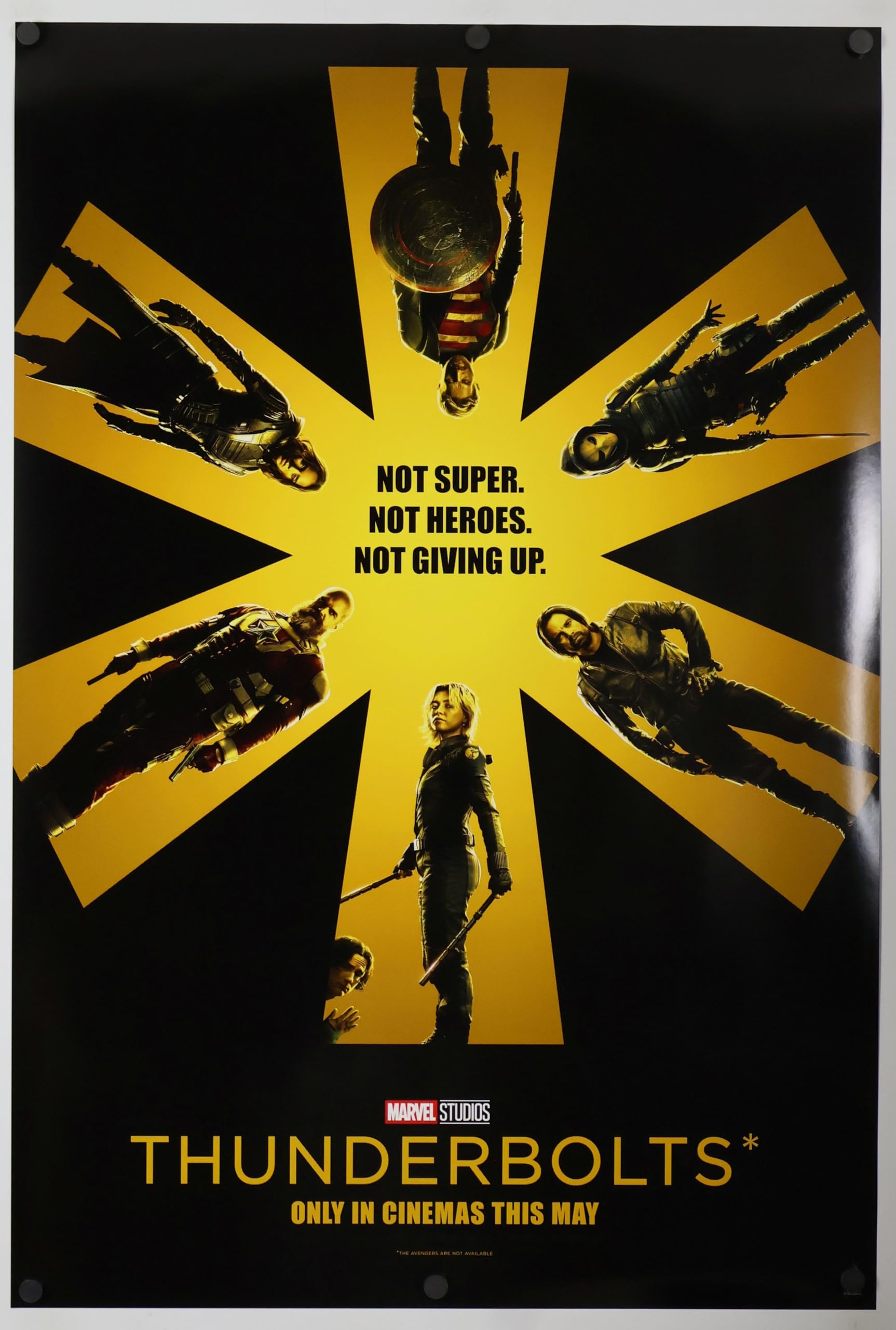 Amazon.com: THUNDERBOLTS - Póster de película original de 2 caras