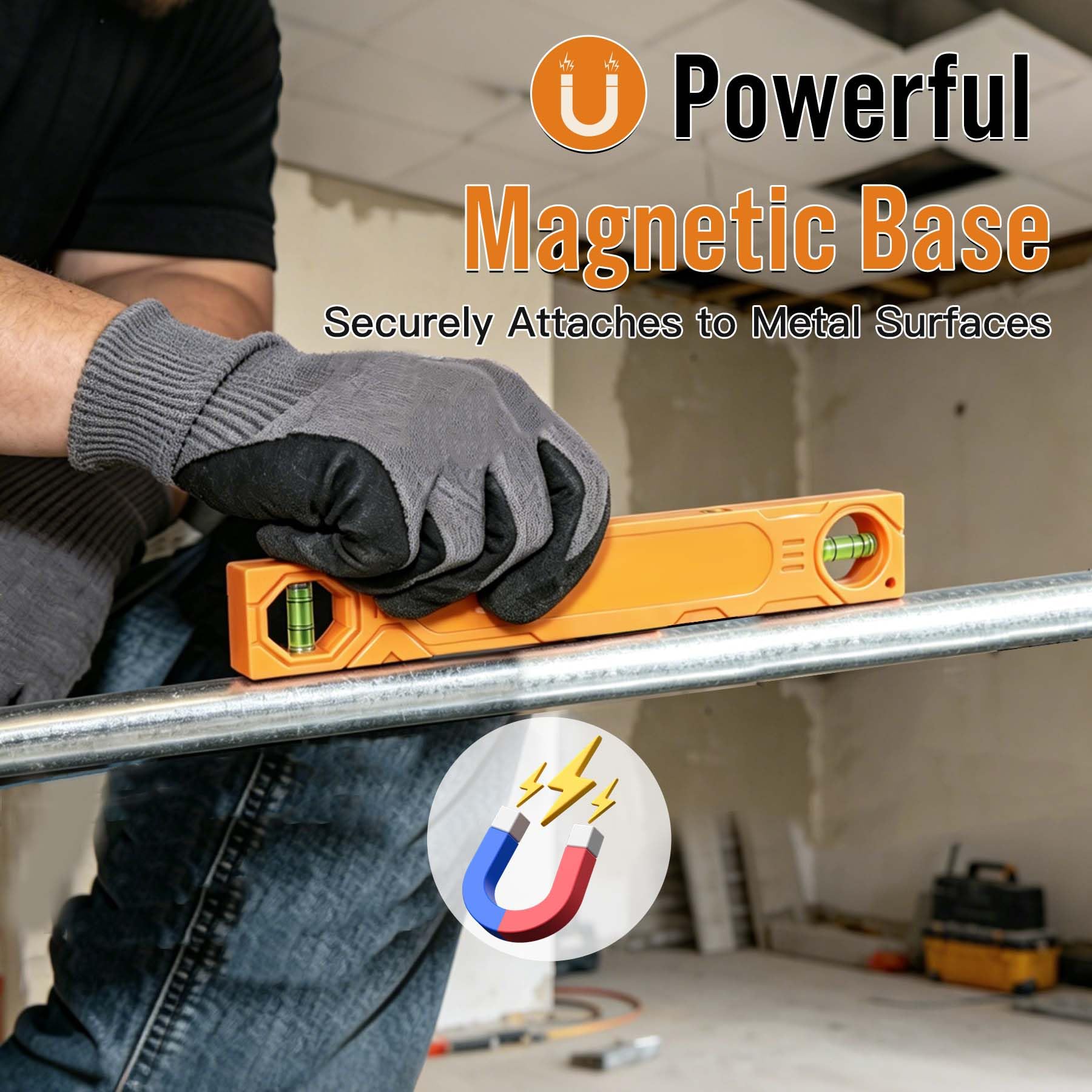 Magnetic Torpedo Level - 12 Inch -3