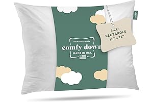 Ultra-Plush Comfort: 16x22 Comfy Down Pillow Insert