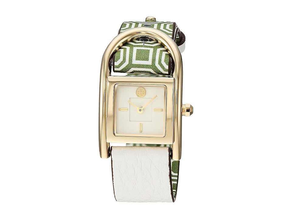 

Tory Burch Surrey Stirrup - TBW7504 (Green Printed) Watches