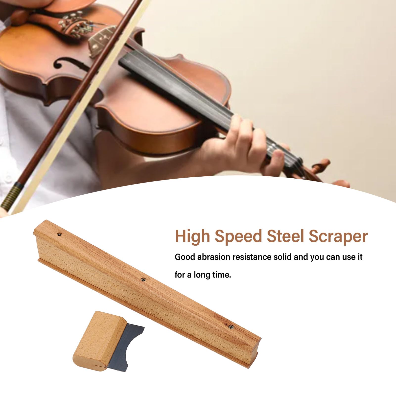 Raschietto Per Morsetto Per Supporto Per Tastiera Per Violino, Spatola Per Raschietto Per Tastiera Strumenti Per Violino Accessori Per Violino Raschietto Per Supporto Per Tastiera Per Violino Strument