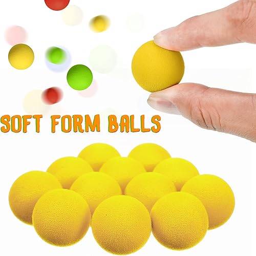 Miniatura 5 de Sumind 48 bolas de espuma a granel, bolas de repuesto de balas de espuma suave, paquete de repuesto para pistolas blasters para niños, juegos de