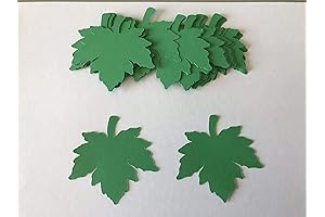 50 Fall Leaves Die Cuts for Leaf Piecing, Autumn Leaves
