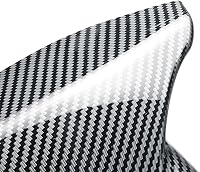 Vista 4 de Carcasas de espejo retrovisor de automóvil, color negro brillante, tapa de fibra de carbono ABS, compatible con Chevy Camaro SS RS ZL1 LT 2016-2021