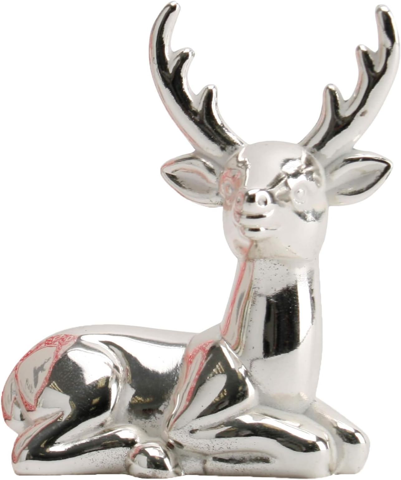 CGB Giftware Silver Finish Stag Shaped Ring Holder | Ring Organiser | Ring Stand from CV285