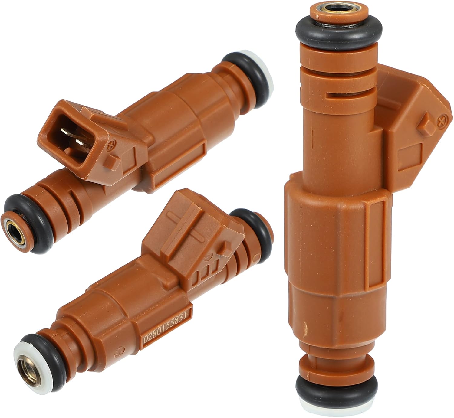 X AUTOHAUX 5pcs 0280155831 9186340 Fuel Injector for Volvo S60 2.5T 03-09 2.3T 01-04 for Volvo S80 2.5T 03-06 2.9T 02-06 for Volvo XC90 2.5T 03-07