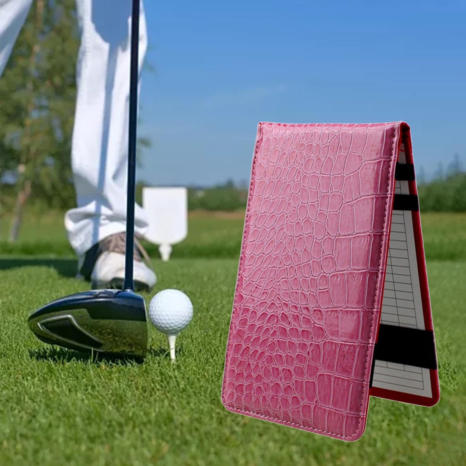 Amazon | Deevoka PUレザー ゴルフスコアカードホルダー
