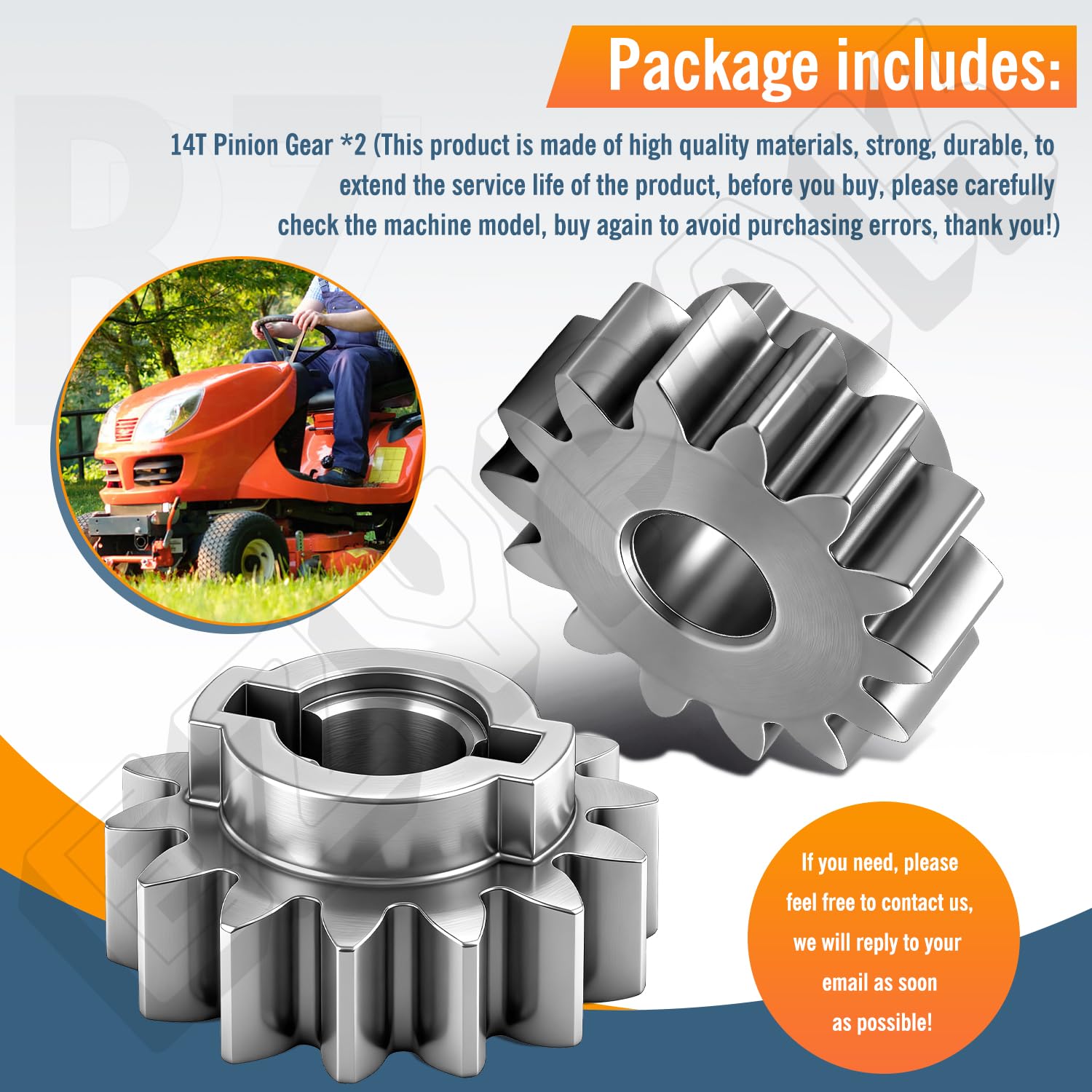 RT 190962専用 Amazon.com : EZYPAK 2 Pack 532403849 Pinion Gear (14T) Compatible