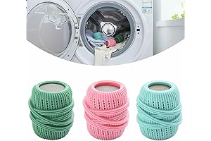 3pcs Washing Machine Laundry Balls Set, Fabric Softener Dispenser Balls for Softer and Static-Free Laundry