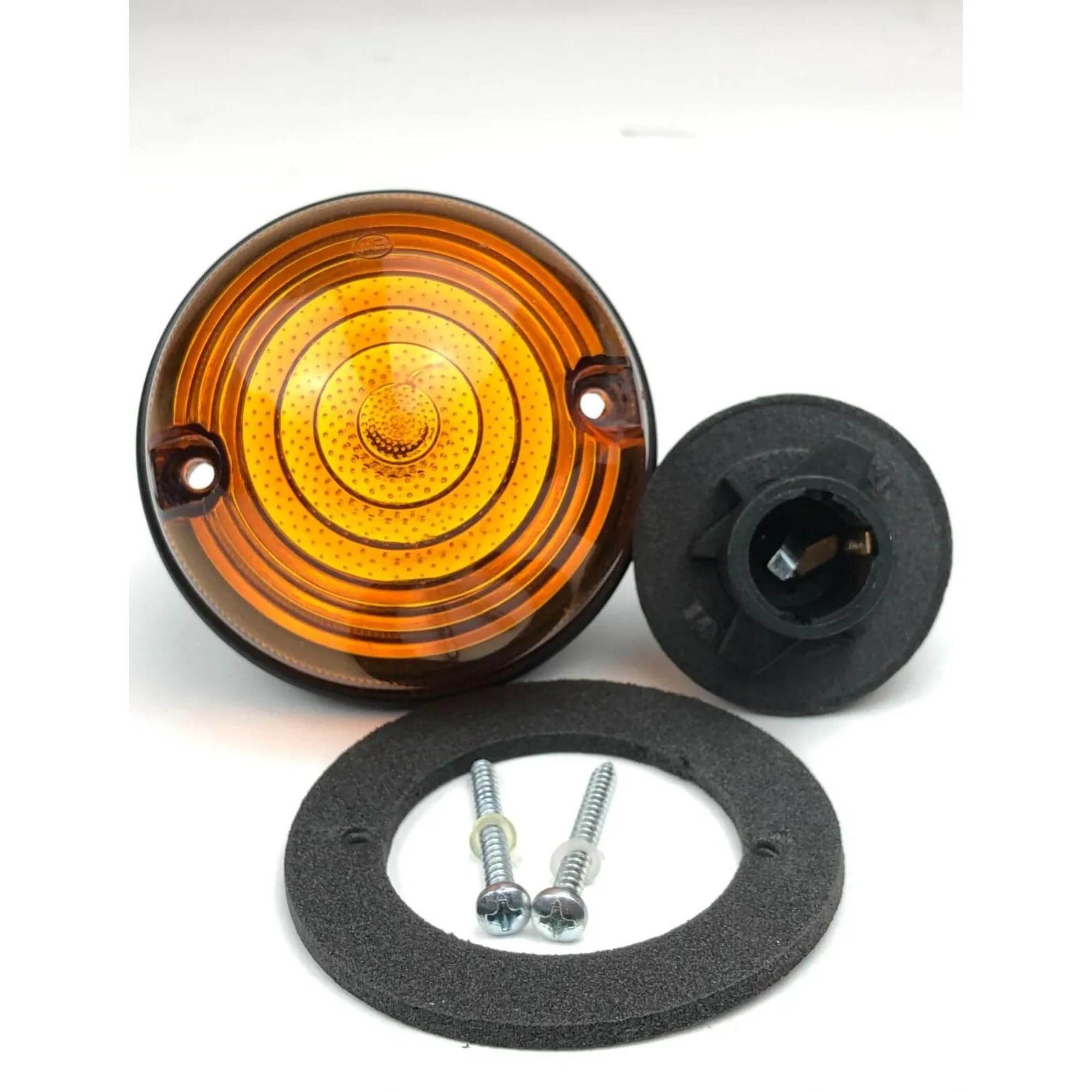 Lámpara indicadora trasera compatible con Land Rover Defender 90 110 130 1994 a 2016, luz de señal ámbar trasera de repuesto 300Tdi Td5 y 2.4/2.2 Puma eras OEM Nos AMR6515 LR048187